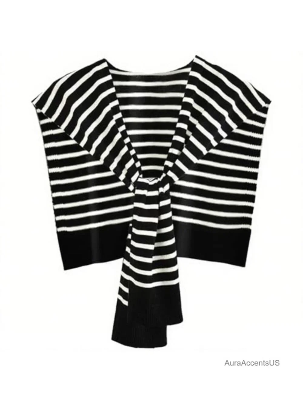 Knitted Sweater Shawl Wrap for Women, Polyester Shoulder Scarf, Travel Essential